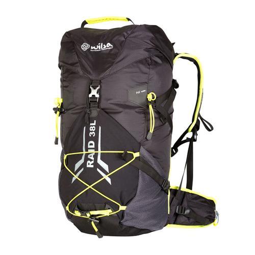 Sac à dos RAID 38 litres noir et jaune on Productcaster.