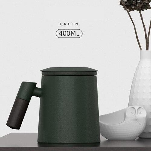 Tasse En Céramique De 400ml, Avec Poignée, Filtre, Tasse À Café, En... on Productcaster.