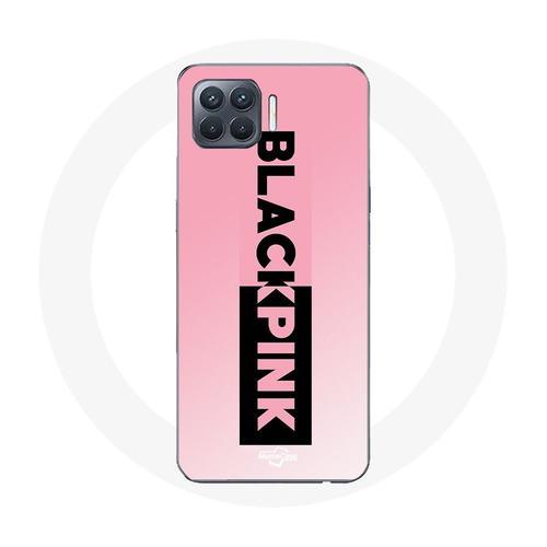 Coque Pour Oppo A93 Blackpink Groupe De K-Pop Logo Noir Rose Fond R... on Productcaster.