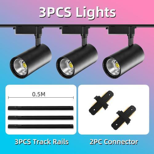 Ensemble d'éclairage sur rail à LED COB,12W,20W,30W,40W,lumière pou... on Productcaster.