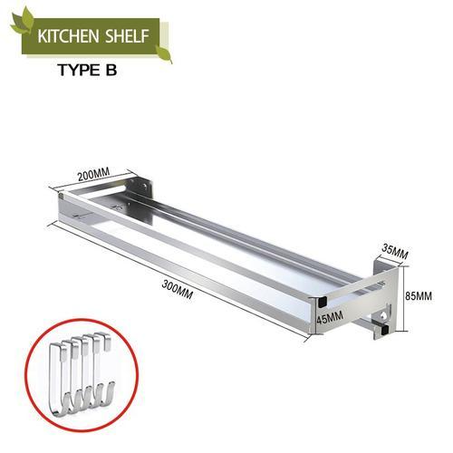 Bonderis Kichen Evaluspices Rangement Mural En Acier Inoxydable Bro... on Productcaster.