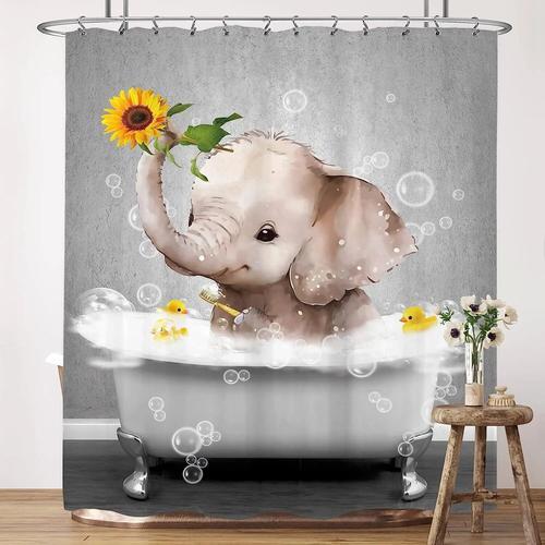 Rideaux de douche en tissu polyester pour enfants,dinosaure de bain... on Productcaster.