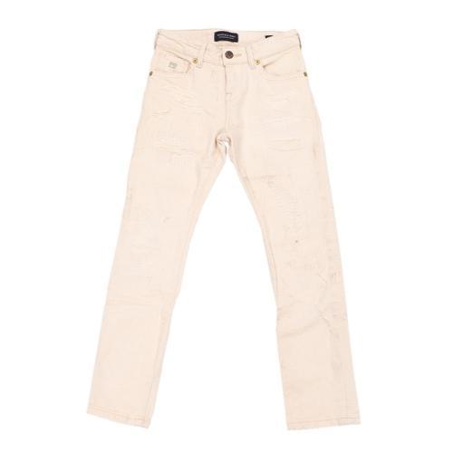 Jean Skinny Écru Garçon Scotch & Soda Strummer on Productcaster.