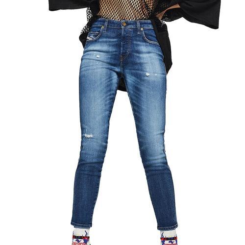 Jean Skinny Bleu Denim Femme Diesel Babhila on Productcaster.