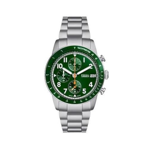 Fossil - Montre Homme Sport Tourer Vert Fs6048 - Argenté on Productcaster.