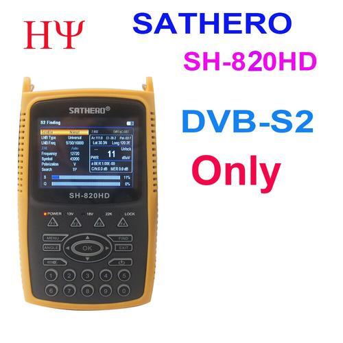 SATHERO SH-820HD DVB-S2 DVB-T/T2 CCTV ChlorDigital Satellite Meter ... on Productcaster.