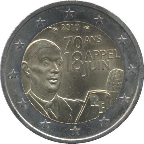 Pièce De 2 Euros De L'appel Du 18 Juin 1940 on Productcaster.