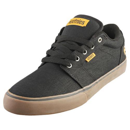 Etnies Barge Ls Homme Baskets Patin Noir Argent - 42 on Productcaster.