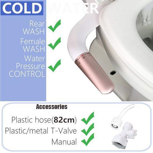 Bidet Slim à double buse,accessoire pour siège de Toilette,nettoyeu... on Productcaster.