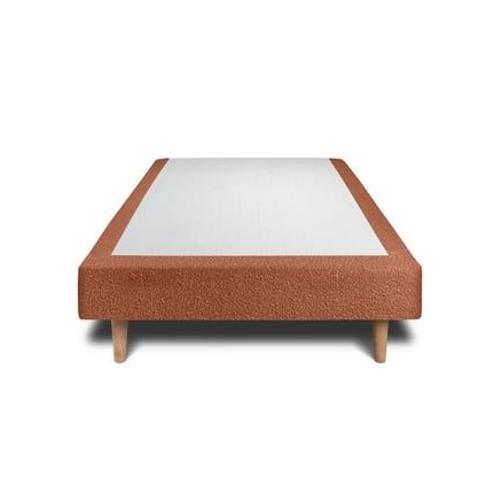 Sommier Tapissier Bouclette Terracotta 90x190 H29cm on Productcaster.