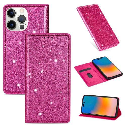 Paillettes Flip Étui Pour Iphone 14 Plus Titulaire De La Carte Ferm... on Productcaster.