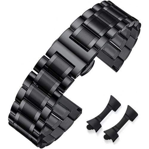 Bracelet De Montre En Acier Inoxydable Métallique Avec Extrémité Dr... on Productcaster.