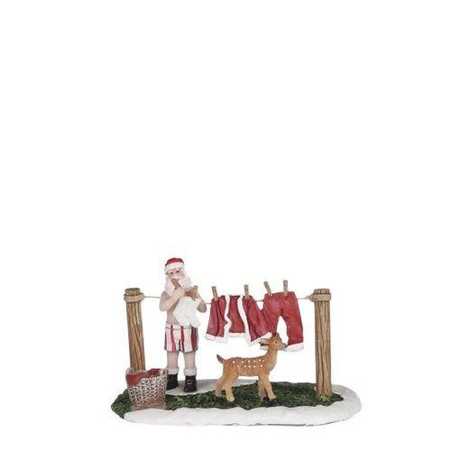 Village de Noël Miniature Étendoir du Père Noël - L12.5 x l8 x H7.5... on Productcaster.