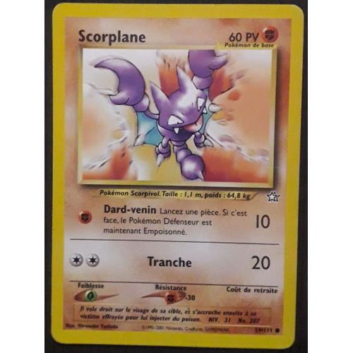 Carte Pokémon Scorplane 59/111 - Neo Genesis Wizards on Productcaster.