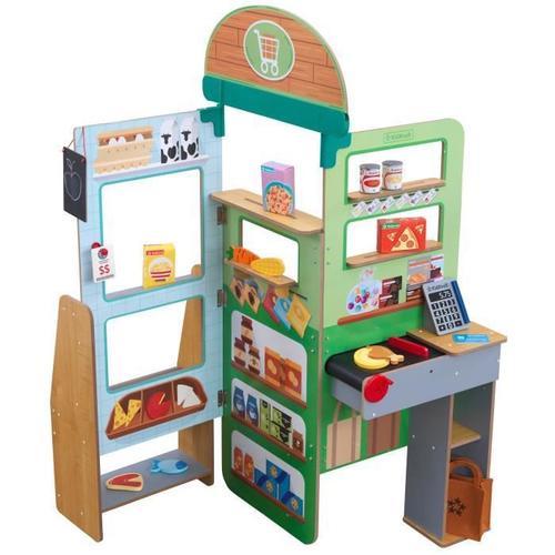 Kidkraft - Marchande Cuisine En Bois Pliable Let's Pretend on Productcaster.