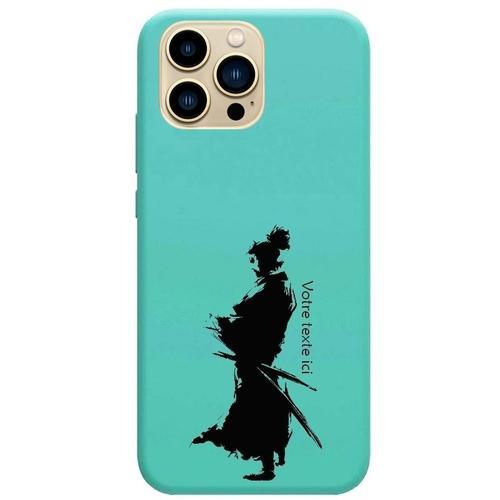 Coque Turquoise Iphone 14 Pro Samourai Personnalisee on Productcaster.