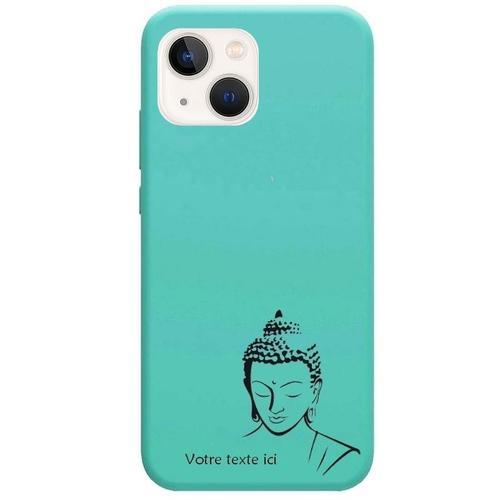 Coque Turquoise Iphone 14 Plus Bouddha Personnalisee on Productcaster.