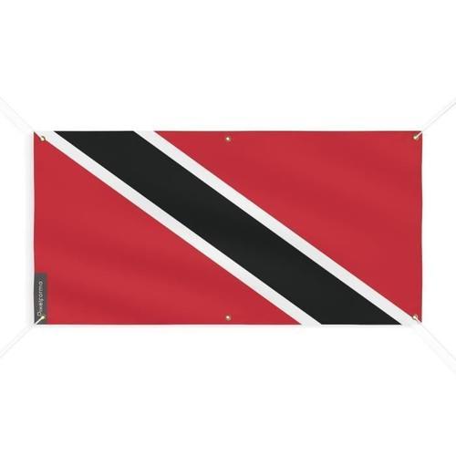 Bannière Drapeau de Trinité-et-Tobago 6 Oeillets 50x100cm en polyes... on Productcaster.