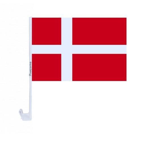 Drapeau voiture du Danemark 20 pièces en 14x21cm en polyester on Productcaster.