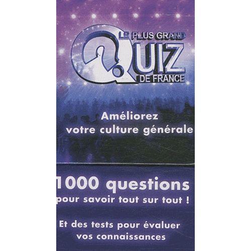 Le Plus Grand Quiz De France - 1000 Questions Pour Savoir Tout Sur ... on Productcaster.