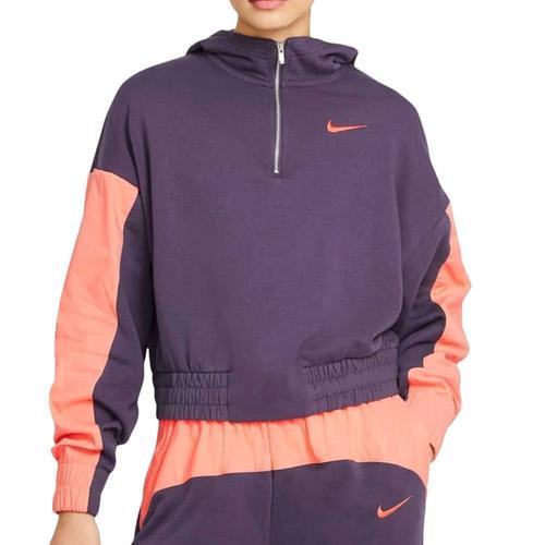 Sweat À Capuche Violet/Corail Femme Nike Clash Over on Productcaster.