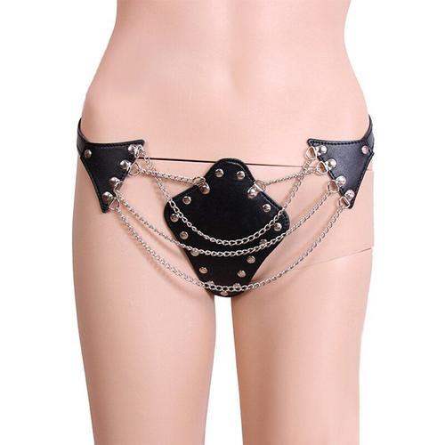 Ceinture De Chasteté Pour Femmes, Culotte Sexy En Cuir Pu, Lingerie... on Productcaster.