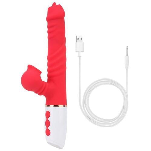 Vibromasseur Télescopique Pour Femme, Stimulateur Clitoridien, Suce... on Productcaster.