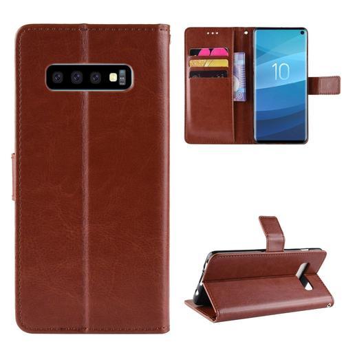 Coque Samsung Galaxy S10,Etui Pour Samsung Galaxy S10,Coque En Cuir... on Productcaster.