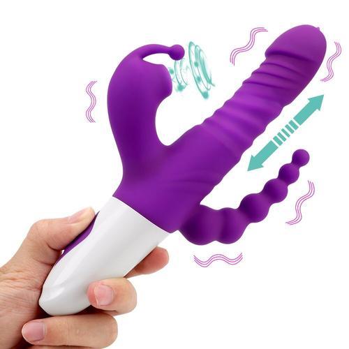 Gode Télescopique À 3 Modes Pour Femme, Jouet Sexuel, Perles Anales... on Productcaster.