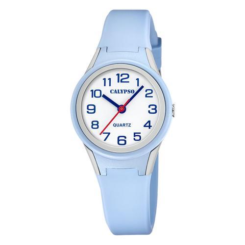 Montre Jeunesse Calypso Caoutchouc Bleu Clair Montre-Bracelet Junio... on Productcaster.