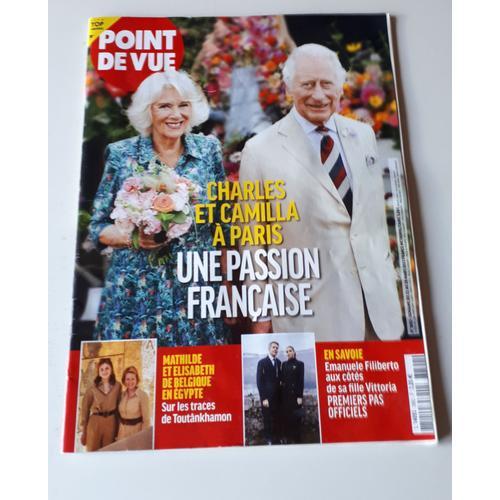 Point De Vue N°3892 Du 22/28/03/2023-Charles Et Camilla À Paris-Mat... on Productcaster.