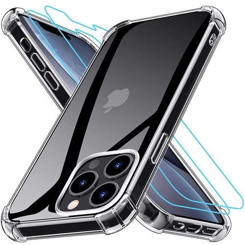 Coque Pour Iphone 13 Mini Silicone Antichoc Transparente + 2 Verres... on Productcaster.