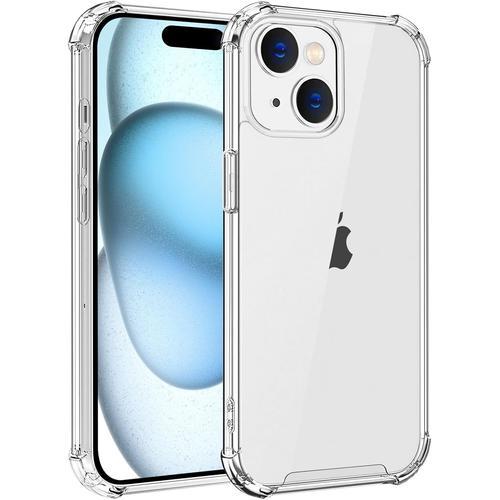 Coque Pour Iphone 15 - Transparente - Anti-Rayures Et Absorption De... on Productcaster.