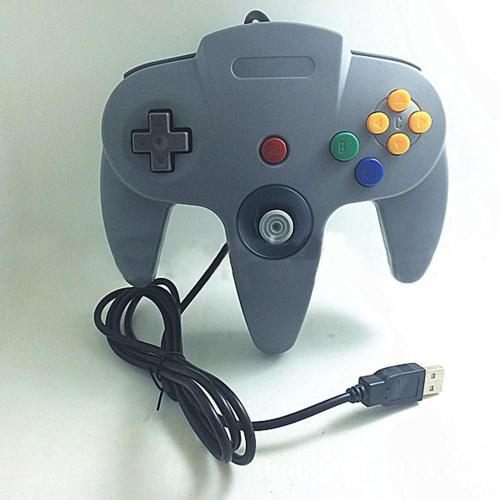 Manette De Jeu N64 Usb N64 Abs, Contrôleur, Joystick, Poignée De Je... on Productcaster.