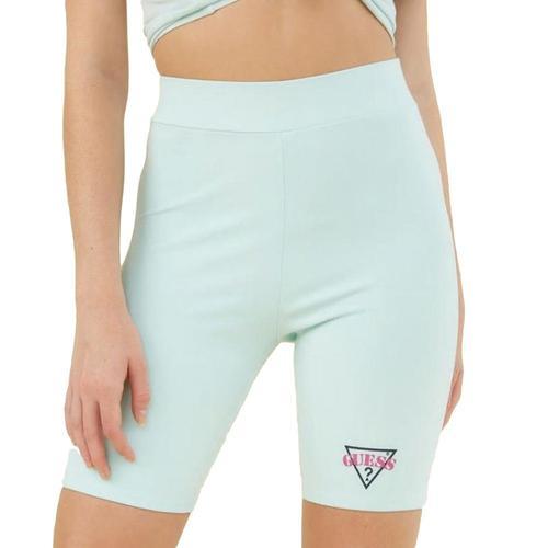 Short Cycliste Turquoise Femme Guess Biker on Productcaster.