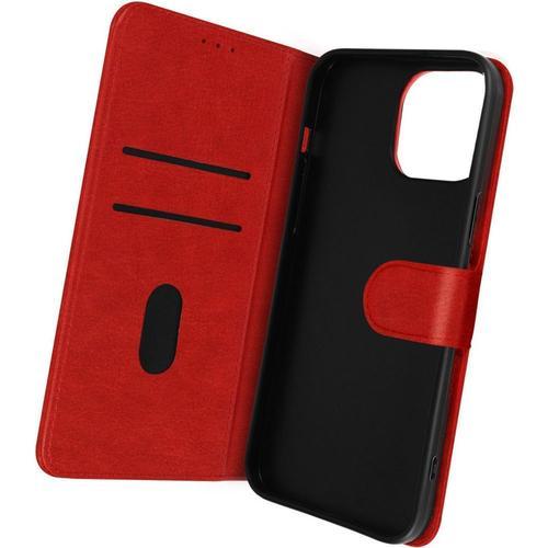 Etui Avizar Pour Iphone 14 Pro Clapet Support Rouge on Productcaster.