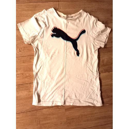 T Shirt Puma Puma Blanc 14 -16 Ans Enfant Fille Garçon Tendance Mod... on Productcaster.