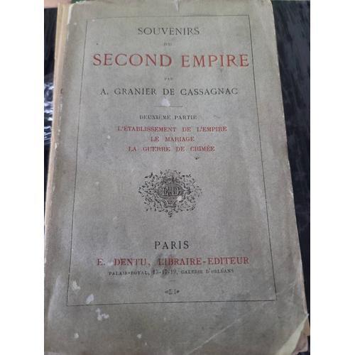 Souvenirs Du Second Empire Deuxieme Partie on Productcaster.