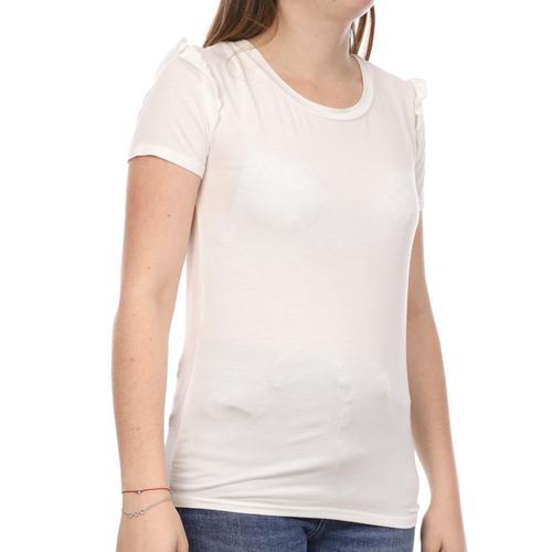 T-Shirt Blanc Femme Teddy Smith Tolan on Productcaster.