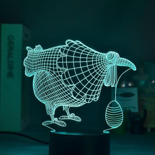 Lampe d'ambiance 3D avec haut-parleur Bluetooth, pour animal de com... on Productcaster.