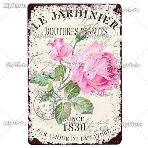 20x30cm - Affiche De Café En Métal Rose, Plaque Métallique Vintage,... on Productcaster.