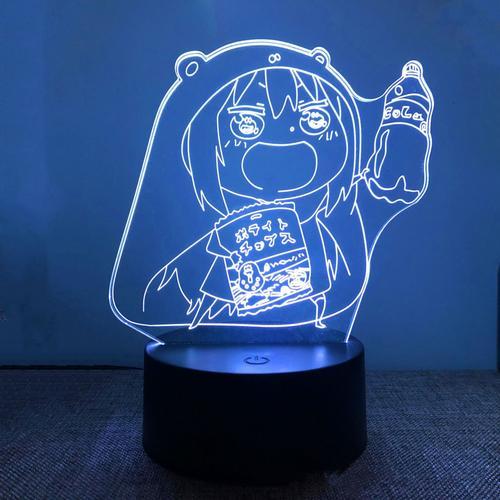 Veilleuse Mignonne! Umaru-Chan ? Doma Umaru 3d Led, Décor De Chambr... on Productcaster.