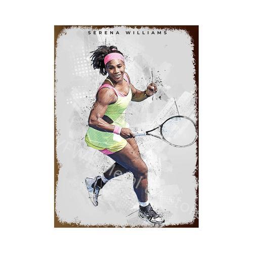 20x30cm - Tennis Boxing Athlete Metal Tin Signs Rugby Retro Tin Sig... on Productcaster.