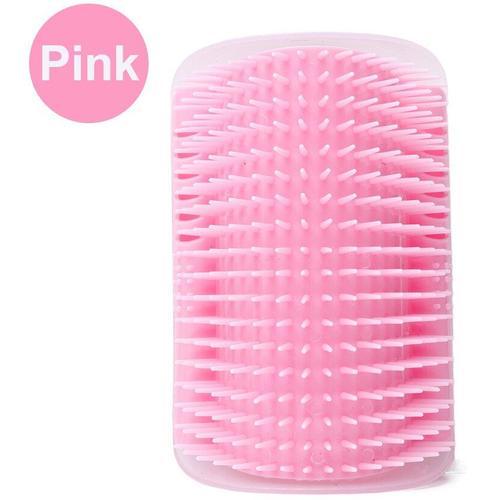 Rose - Brosse De Massage'angle Pour Chat, Peigne Auto Toiletteur, B... on Productcaster.