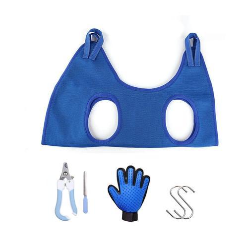 2-6 Kg - Bleu - Sac De Toilette Pour Chat, Accessoire De Toilettage... on Productcaster.