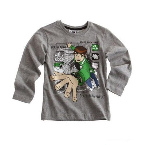 T-Shirt Ben 10 Gris Manches Longues on Productcaster.