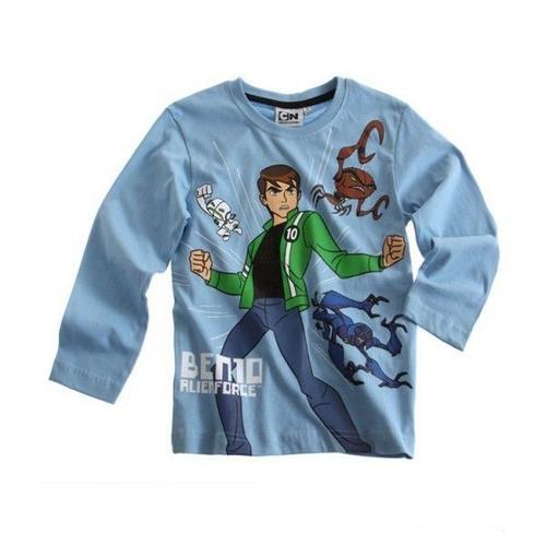 T-Shirt Ben 10 Bleu Ciel Manches Longues on Productcaster.