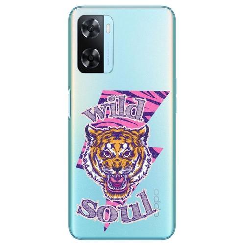 Coque Oppo A57 Et A57s Tigre Rose Wild on Productcaster.