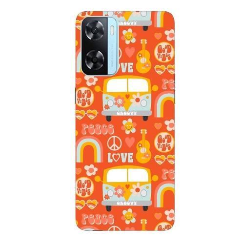 Coque Oppo A57 Et A57s Van Orange Groovy on Productcaster.