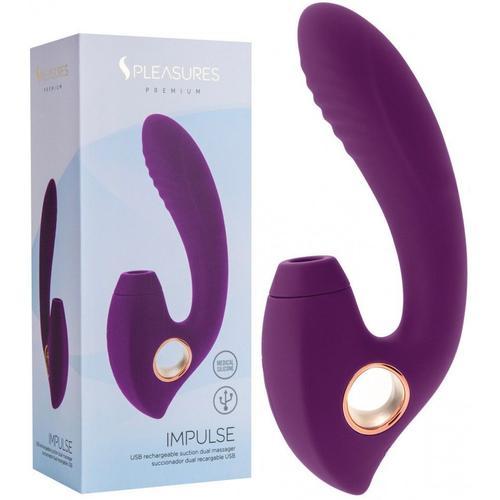 Vibromasseur Usb Double Stimulation Impulse Violet on Productcaster.